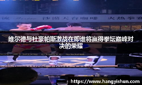 维尔德与杜豪帕斯激战在即谁将赢得拳坛巅峰对决的荣耀